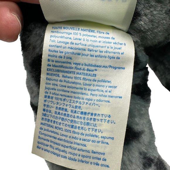 Build A Bear Batman 80 Years Anniversary Grey Black Stuffed Animal Plush Toy - Picture 13 of 16